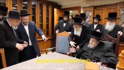 הגרמ"ה הירש באזוכט ביי כ"ק אדמו"ר מבעלזא שליט"א 