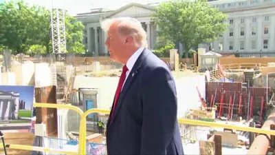 טראמפ: אמעריקע איז געווען "איין שעה אוועק" פון אטאקירן איראן.