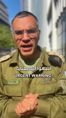 מדנ"י ווארענט די לבנון'ער ציווילע איינוואוינער צו עוואקואירן, בשעת די שפאנונגען מיט חיזבאללה נעבן דעם גרעניץ היצן זיך אן
