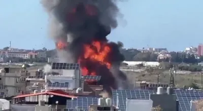 נאך א דרינגענדע ווארענונג זיך צו עוואקואירן, האט די מדינת ישראל ארמיי חרוב געלייגט א חיזבאללה געביידע אין דרום לבנון.