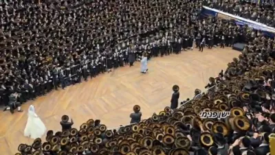 ערשטע בילדער און ווידיאוס פון שמחת החתונה פון אייניקל פון כ"ק אדמו"ר מבאבוב שליט"א 