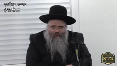 הרב אברהם מרדכי מלאך - פרשת בהלותך תשפ"ו.