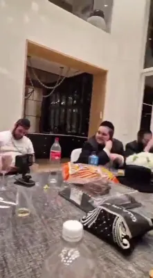 משתה היין ביי הגה"צ רבי ישראל מאזעס שליט"א 