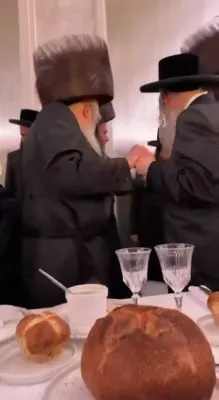 שמחת החתונה פון בת הנגיד ר' ליפא פריעדמאן שליט"א בהשתתפות אדמורים ורבנים שליט"א