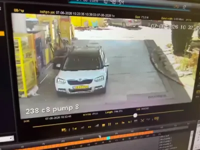 אן אומשולדיגער ציווילער דערשאסן געווארן צום טויט דורך א טעראריסט ביי א גאז סטאנציע
