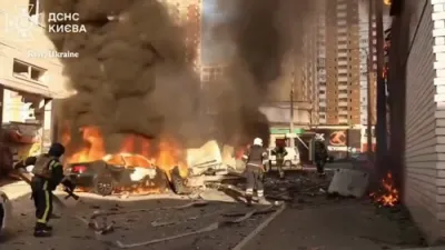 איבער הונדערט פארוואונדעט אין אוקריינא פוןדי רוסישע אטאקעס 