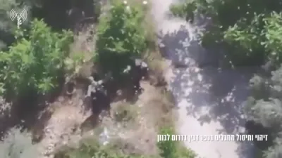 צה"ל האט ארויסגעשיקט 50 דראונס קעגן א חיזבאללה פעסטונג טיף אין דרום לבנון