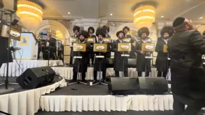 א הערליכע חתונה מיט אברומי בערקא און שיע בערקא, שרולי סעקולא און שלומי שטיינמעץ