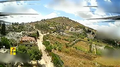 חיזבאללה פארעפנטליכט א ווידעא וואו זיי טענה'ן אז זיי האבן אטאקירט א איזראעלי קאר.