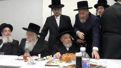 מעמד התחלת כתיבת ספר תורה לזכות כ"ק אדמו"ר מליסקא שליט"א 