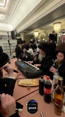 לעבעדיגע חתונה בבית ר' שלומי שטיינמעץ 