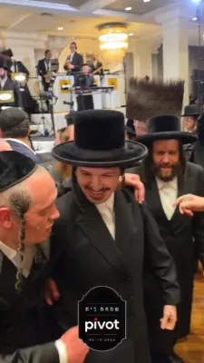לעבעדיגע חתונה בבית ר' שלומי שטיינמעץ 