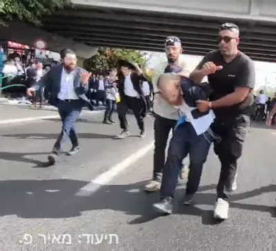 ציוניסטישע פאליציי פירן זיך אויף מיט רציחה צו א בן תורה