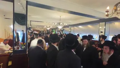 סעודת הילולא פון הייליגן מאור ושמש זי"ע אין קראקא