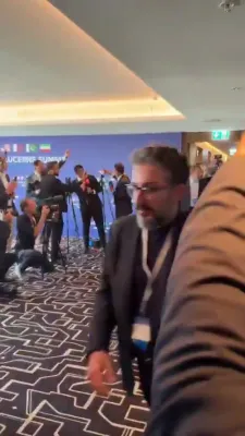 די איראנער דעלעגאציע האט ארויסשפאצירט אינמיטן די פארהאנדלונגען, פארלאנגענדיג אז  מדינת ישראל זאל זיך ארויסציען פון לבנון און אז טראמפ זאל זיך אנטשולדיגן
