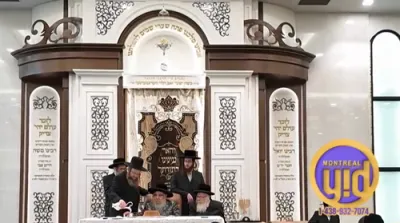 ווידיאוס פון כ"ק אדמו"ר מסאטמאר שליט"א אין מאנטריאל