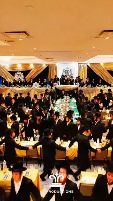 ערשטע ווידעא'ס פונעם גרויסארטיגן מעמד "יומא טבא" סיום חצי ש"ס בקרב חבורת אהבתי תורתיך דק"ק סאטמאר מאנסי