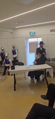 חומש סעודה תלמוד תורה באסטאן בני ברק ביים כותל המערבי 