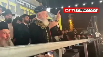פראטעסט קעגן גזירת הגיוס בראשות הגר"י יוסף