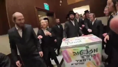 מען ברענגט אריין אייסעס צו א חתונה אין ארץ ישראל....