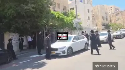 פראטעסט ביי לשכת הגיוס תל השומר