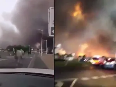 די שרעקליכע פייער קאטאסטראפע אין פראנקרייך: א ווילדע וואלד-פייער האט געצוואונגען 23,000 איינוואוינער צו עוואקואירן, נאכדעם וואס די פלאמען האבן חרוב געמאכט פילע הייזער אין דרום-מערב טייל פונעם לאנד.