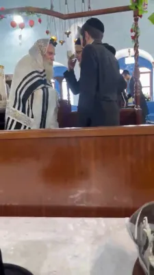 הגרי"מ מארגענשטערן שליט"א באזוכט אין צפת