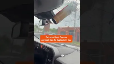 שווערע היץ פארוואנדלט א פשוט'ע ספרעי קען אין א באמבע און צעשמעטערט א ווינד-שיעלד אין אקלאהאמא סיטי
