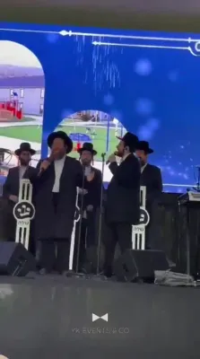 א פייערליכע מעמד הנחת האבן הפינה איז אפגעהאלטן געווארן אויפן צוקונפטיגן שטח פונעם בנין הכולל "ברכת אברהם" אויף סילווער לעיק ראוד אין וואודרידזש.