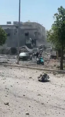 מדינת ישראל שלאגט צוריק מיט כוח אין נבאטיה נאכדעם וואס חיזבאללה האט אטאקירט סאלדאטן.