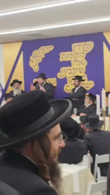 ווידעא פון די מעמד הנחת אבן הפינה פאר די סאטמארע אינגל קעמפ בראשות כ"ק אדמו"ר מסאטמאר שליט"א.