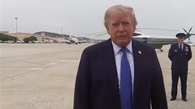 "ווייט פון גענוג לאנג": טראמפ שטייט פעסט איבער די יו. עס. עס. לינקאלן מיסיע.