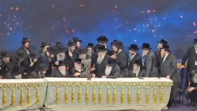 פרישע ווידיע גאלעריע פון די מעמד 'מקדישי שמך' אין בית מדרש גור אין פון כ"ק אדמו"ר מוויזניץ מרכז שליט"א.