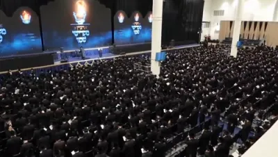 פרישע ווידיע גאלעריע פון די מעמד 'מקדישי שמך' אין בית מדרש גור אין פון כ"ק אדמו"ר מוויזניץ מרכז שליט"א.