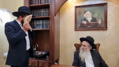 בדיקת כשרות השופר: אינעם צענטראלן בית הוראה 'לשכת הפוסקים' מיט הגאון הגדול רבי צבי וועבער שליט"א ראש הרבנים און מרא דאתרא נוה יעקב עיה"ק ירושלים.