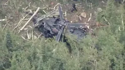 בלעק האק קראך: ספעציעלע מיליטערישע מאנשאפט קומט ארויס אומגעשעדיגט נאך א קראך אין די קאלאראדא בערג