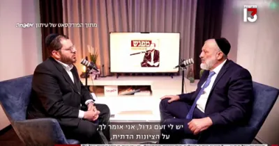 דרעי רייסט אראפ סמאטריטש: "אן ש"ס און די חרדים וואלט ער גארנישט געווען"