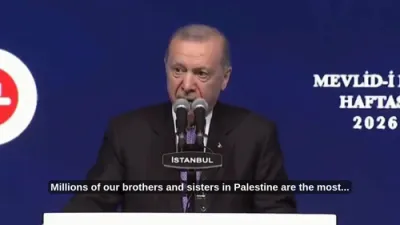 א ווערטער קריג ברעכט אויס: ערדואן באצייכנט מדינת ישראל אלס "עדיקטעד צו מלחמה" און ברענגט א שטורעם