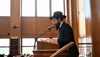 ערשטע ווידעא פון הגאון רבי יוסף חיים שניאור קאטלער שליט"א בן יחיד פון ראש ישיבת גבוה הגאון רבי מלכיאל שליט"א ביים  איבערגעגעבן דעם ערשטן שיעור אין ישיבה, אין מסכת בבא קמא , ווי שוין באריכטעט דא