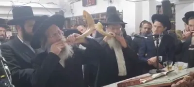 ווערט באמערקט הרה"צ המשפיע ר' אלימלך בידערמאן שליט"א בלאזן שופר