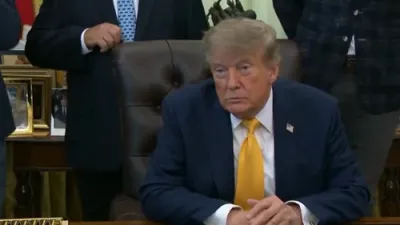 אולטימאטום אין ווייסן הויז: טראמפ פארבינדט האנדל צוטריט מיט פעד ראטע שניטן