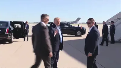 טראמפ לויבט אויס ענגלאנד: טעראר פארדעכטיגטע ארעסטירט נעבן אן אמעריקאנע באזע אין לאנד