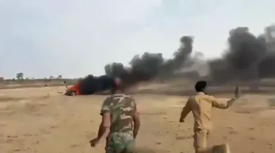 דראון אראפגעשאסן: די סודאנער מיליטער שיסט אראפ א דראון פון הימל