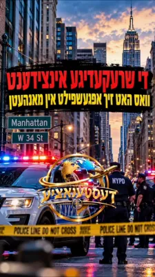 די שרעקליכע אינצידענט וואס האט פאסירט אין מאנהעטן מיט יהושע העשיל שארף, בחסדי השם.