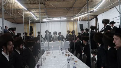 ווידעא גאלעריע: חג הסוכות ביי כ"ק אדמו"ר מקרעטשניף סיגעט וויליאמסבורג שליט"א