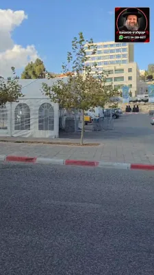 העפטיגע צוגרייטונגען אין ירושלים צום גרויסן יארצייט פון התנא אלוקי שמעון הצדיק