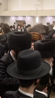 שמחת החתונה פון די 16'טע קינד פון כ"ק אדמו"ר מאלכסנדר קליוולאנד שליט"א