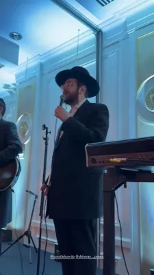 נאך פון הערשי וויינבערגער ביים שמחת בית הפילאנטראפ ר' בערל פריעד