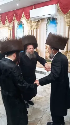 שמחת בית השואבה ביי הגה"צ אב"ד נייטרא וויליאמסבורג שליט"א