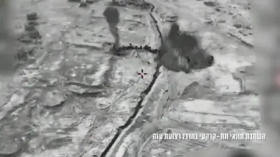 צה"ל רייסט אויף א חאמאס טונעל וואס גייט אריבער די געלע ליניע
